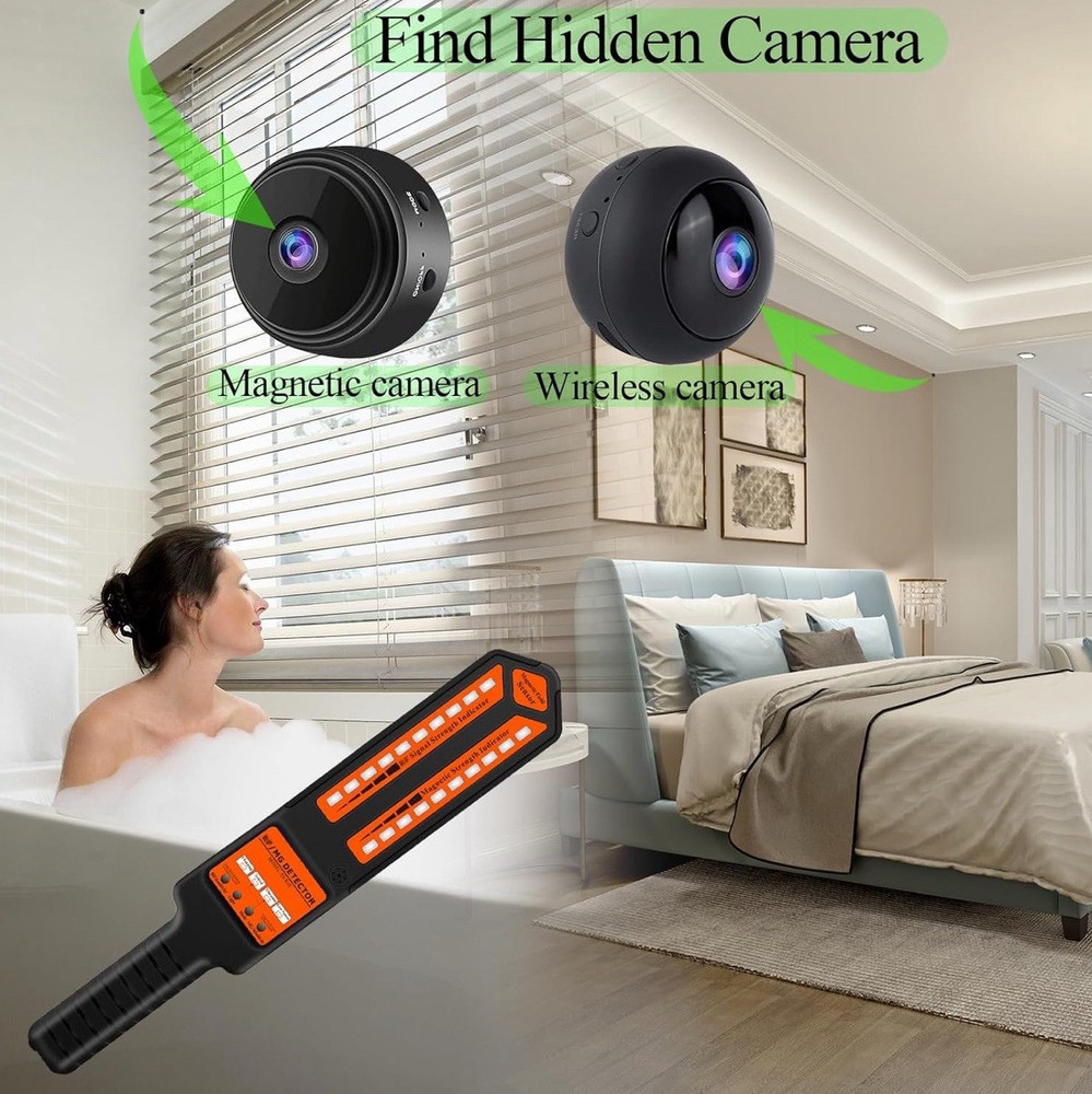 Hidden Camera Detector Camera Finder Bug Detector Magnetic Tracker Scanner