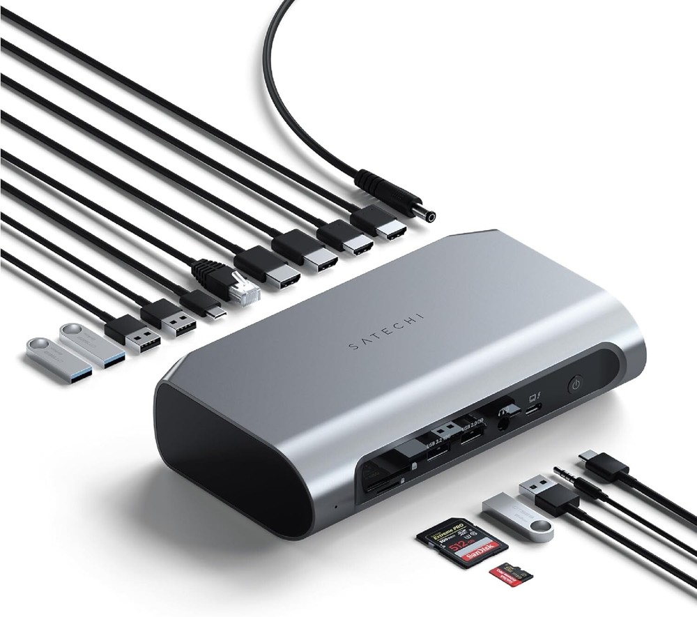 Satechi Thunderbolt 4 USB C Docking Station Multiport New!!!