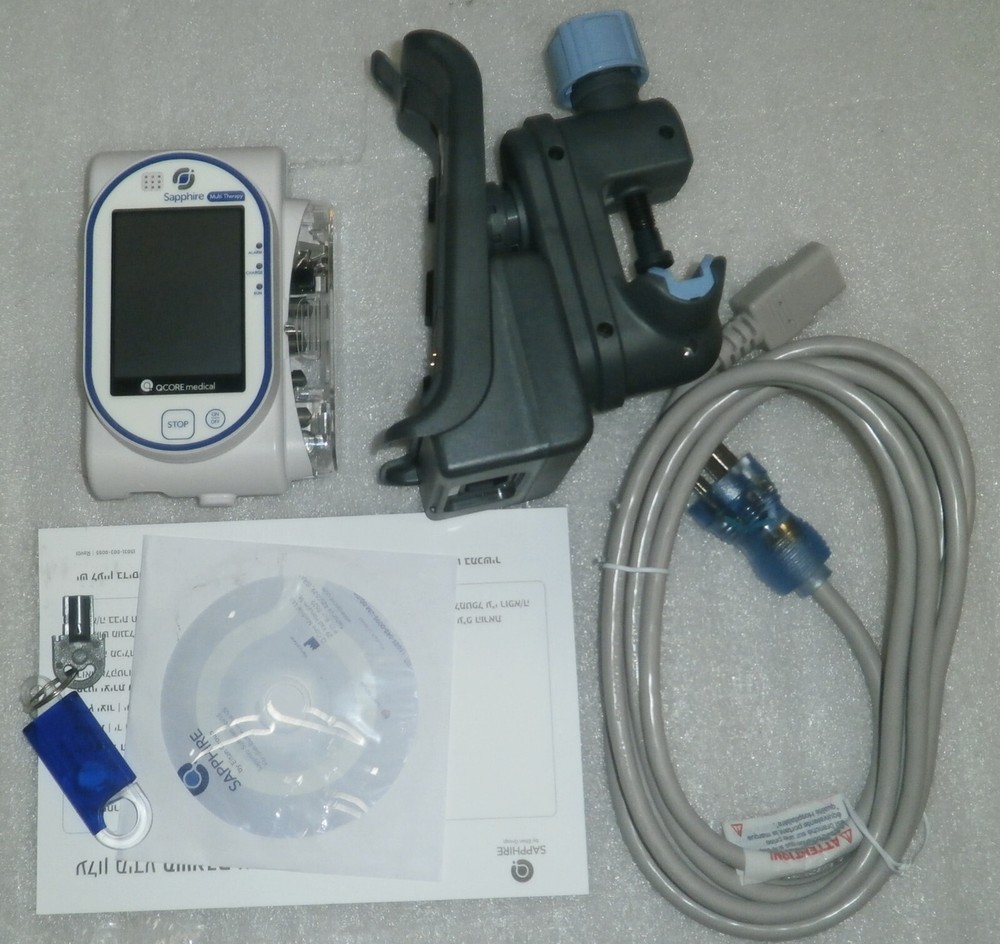 QCORE Sapphire multi therapy pump w/ accessories (has bad battery) (No Tariffs)
