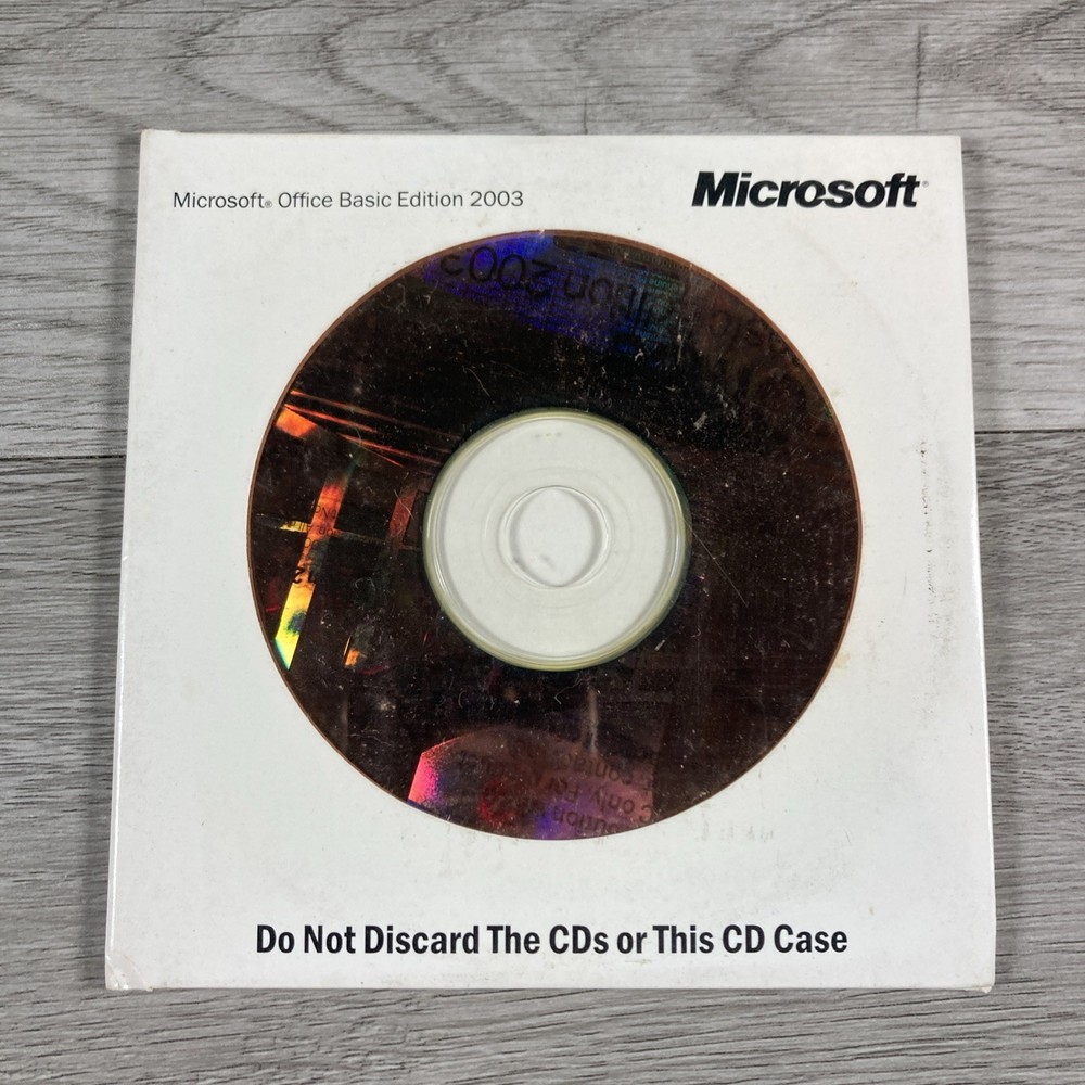 Microsoft Office Basic Edition 2003 with Product Key (Dell OEM)