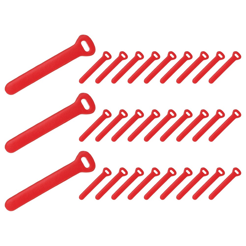 30 Pcs Leather Zipper Puller, 2.6" Zipper Sliders, Red