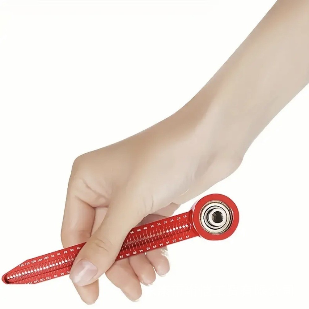 1PC Precision Marking Woodworking Scriber Compass Hole Ruler Measuring Tool