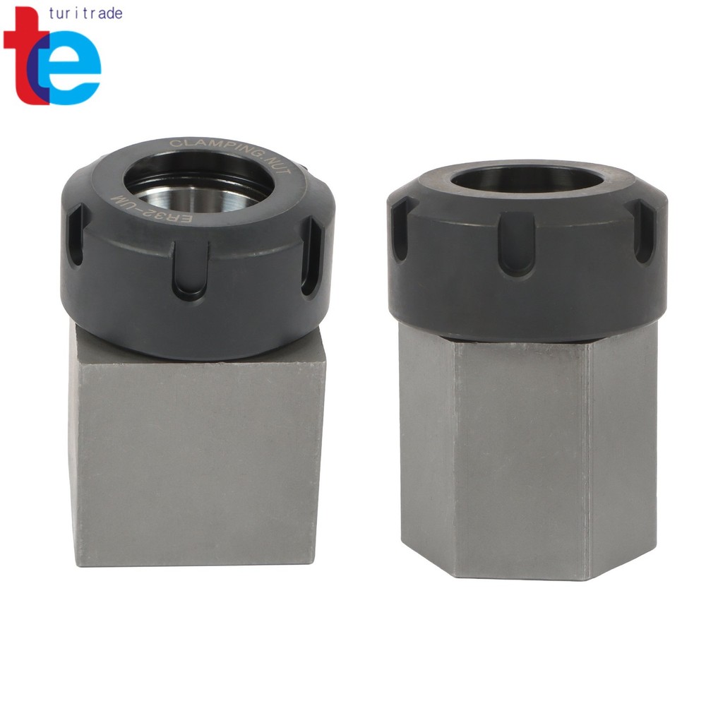 1 piece ER32 Collet Block Spring Hex & Square Chuck Holder Set For CNC Machine