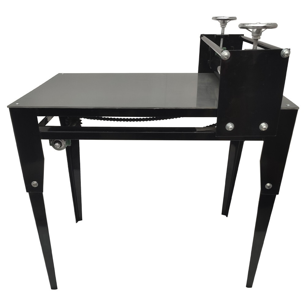 Ceramic Clay Plate Machine Single Axis Slab Roller Manual Pottory Sheet Making