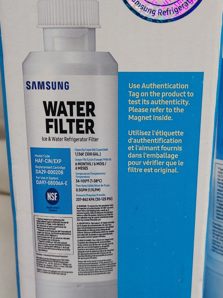 Samsung Refrigerator Water Filter HAF-CIN/EXP DA29-00020B DA97-08006A-E