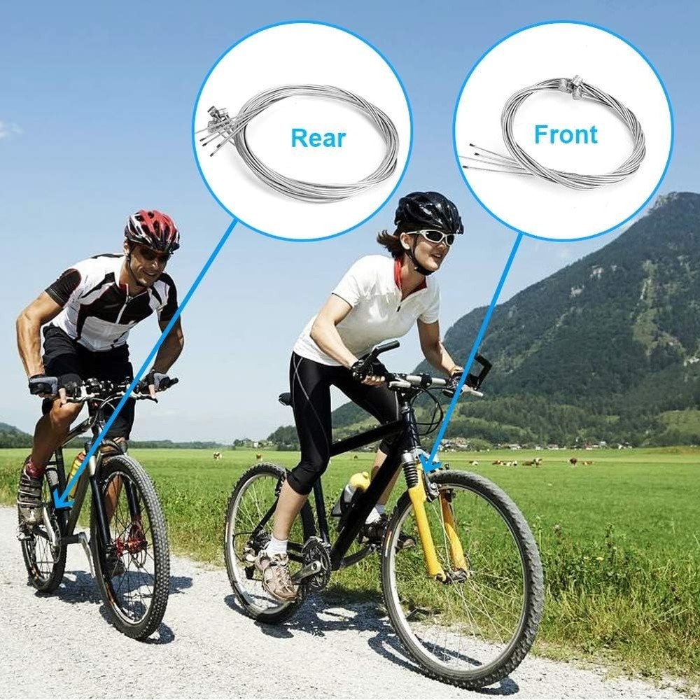 10PCS Complete Brake Cable Kit for Mountain & BMX Bikes - Easy Installation