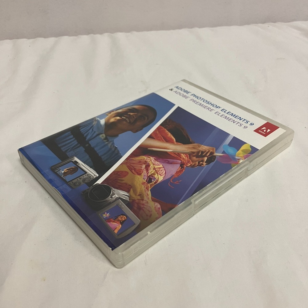 Adobe Photoshop Elements 9 & Adobe Premiere Elements 9 Complete w/ Code