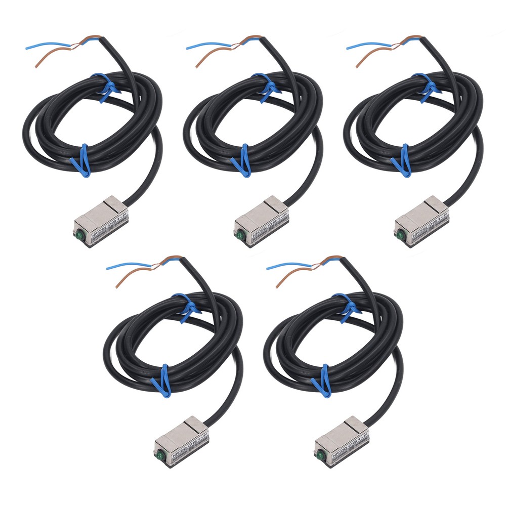 5Pcs Magnetic Switch Sensor 2 Wire Normally Open Proximity Sensor 100mA AC DC