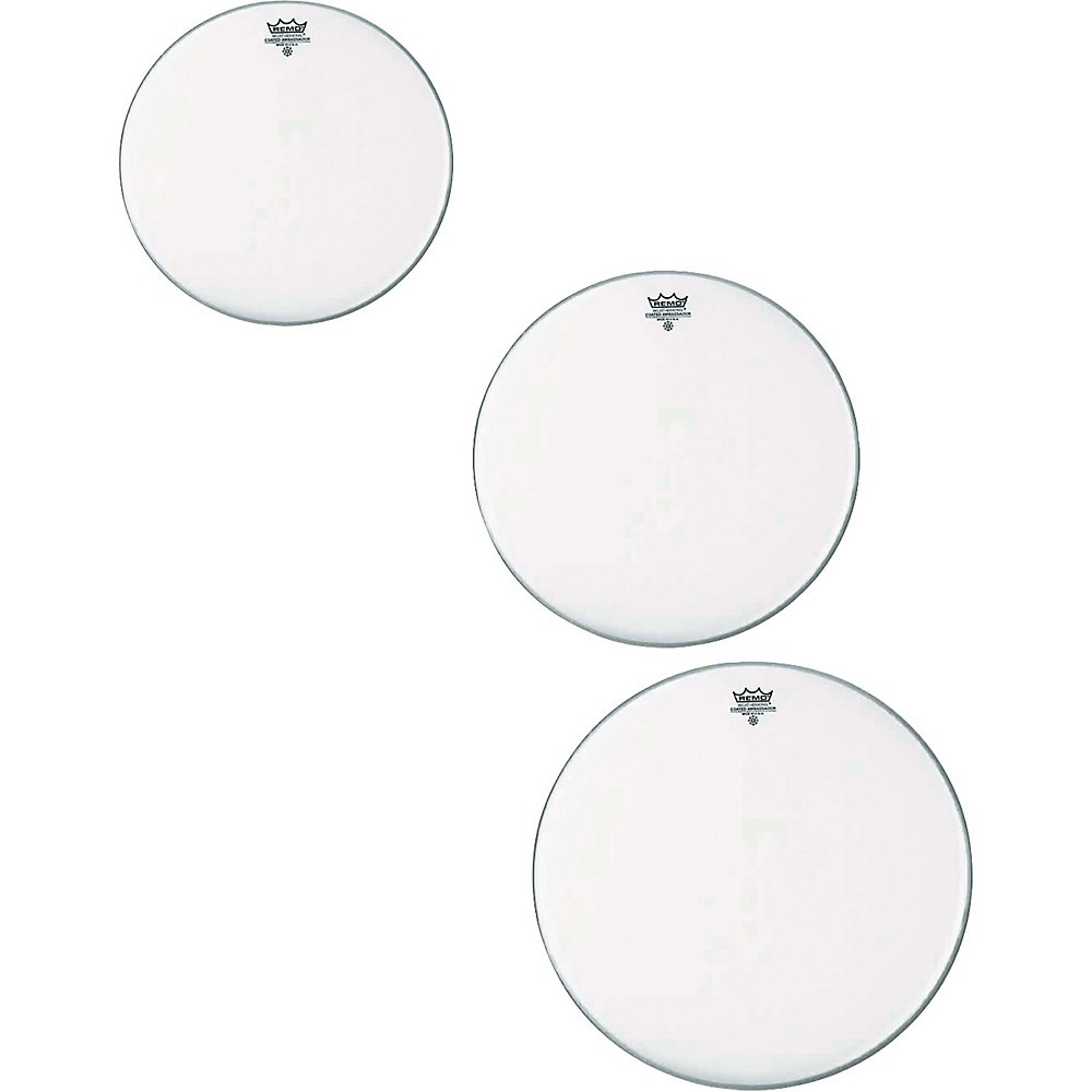 Remo Ambassador Coated Rock Tom Drumhead Pack