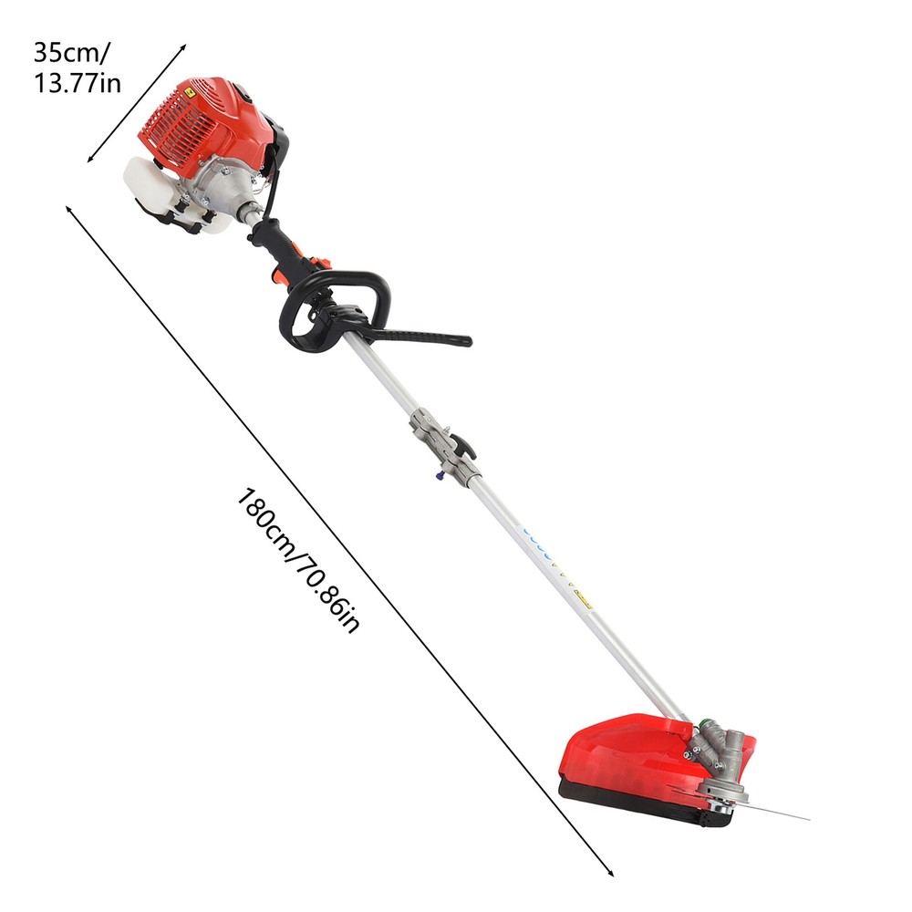 5-in-1 Multi-Functional Trimming Tools Gas Hedge Trimmer 52CC Weed Eater Cutter
