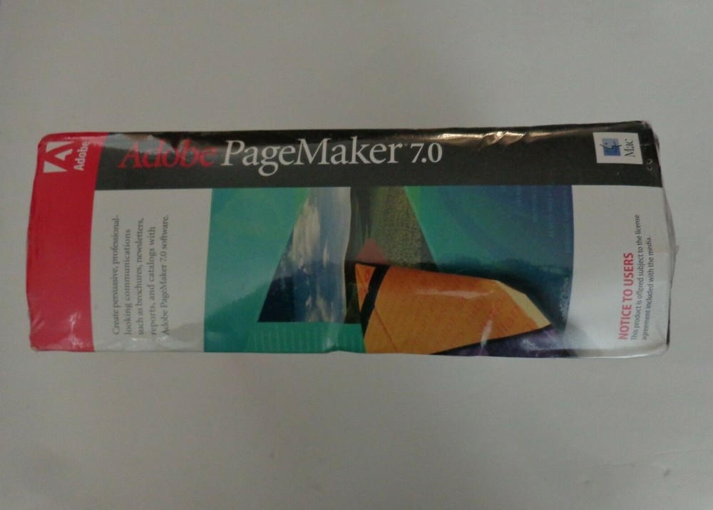 Adobe PageMaker 7.0 (Retail) (1 User/s) - Full Version for Mac 17530334
