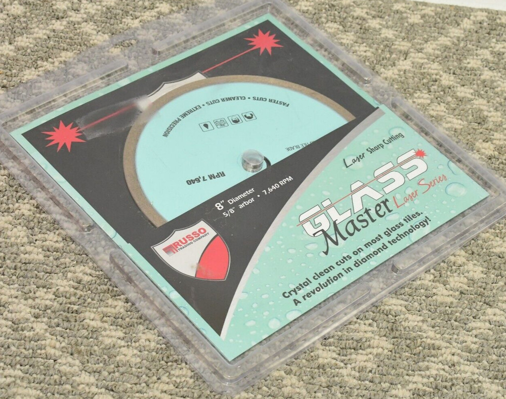 RTC Glass Master 8" Diamond Blade - NEW / SEALED