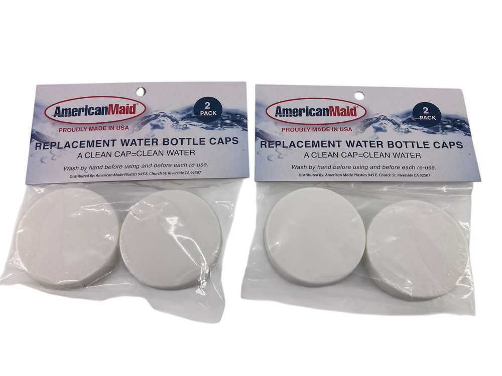 American Maid Replacement Water Bottle Caps 2-2 Pack 53mm for 3 or 5 gallon jugs