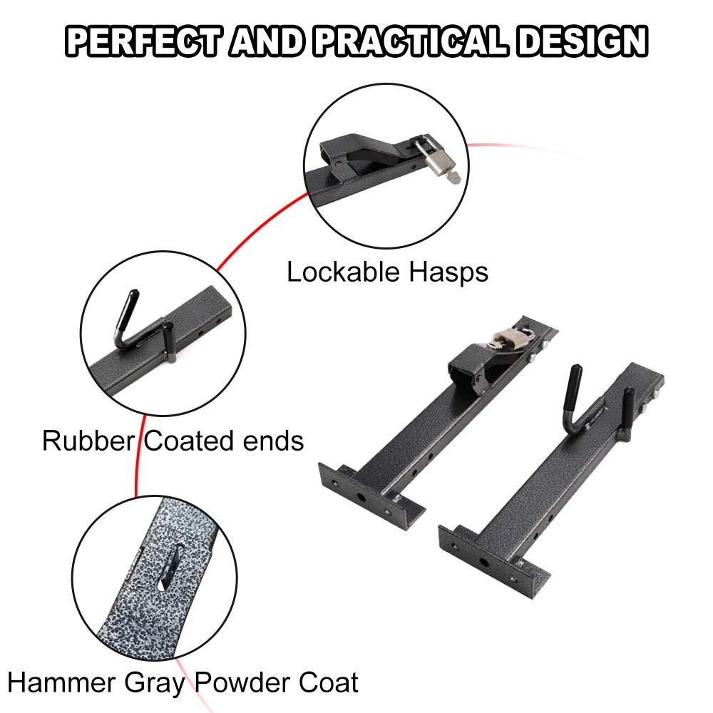 Locking Single Trimmer Rack Trim Line Holder Fit For Open Landscape Trailers Rac