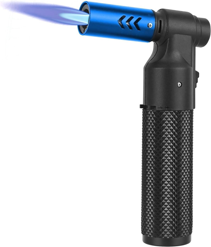 Butane Kitchen Flute Adjustable Flame Flashlight Rechargeable Blue BBQ ✨🔥