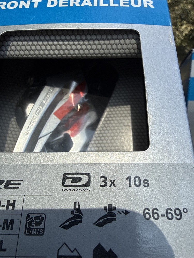 Shimano Deore FD-M6000-E 10-Speed Triple Side-Swing Front-Pull E-Type Front Dera
