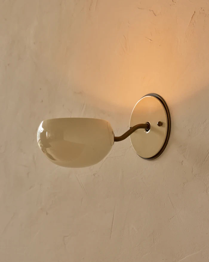 Handmade Brass Wall Sconce Baker Wall Sconce - Single