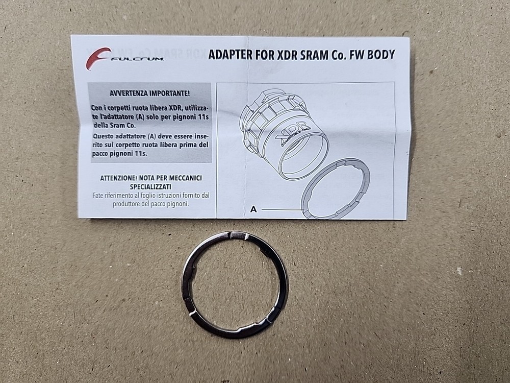Adapter For XDR Sram FW Body 1.85