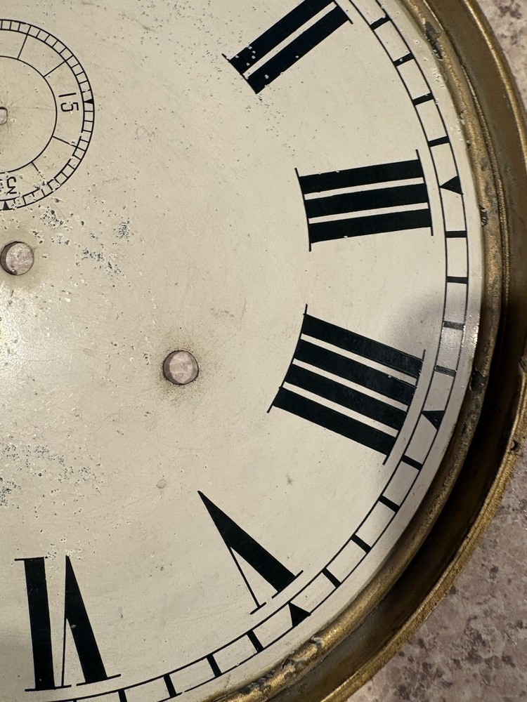 Antique Welch Verdi Clock Dial.