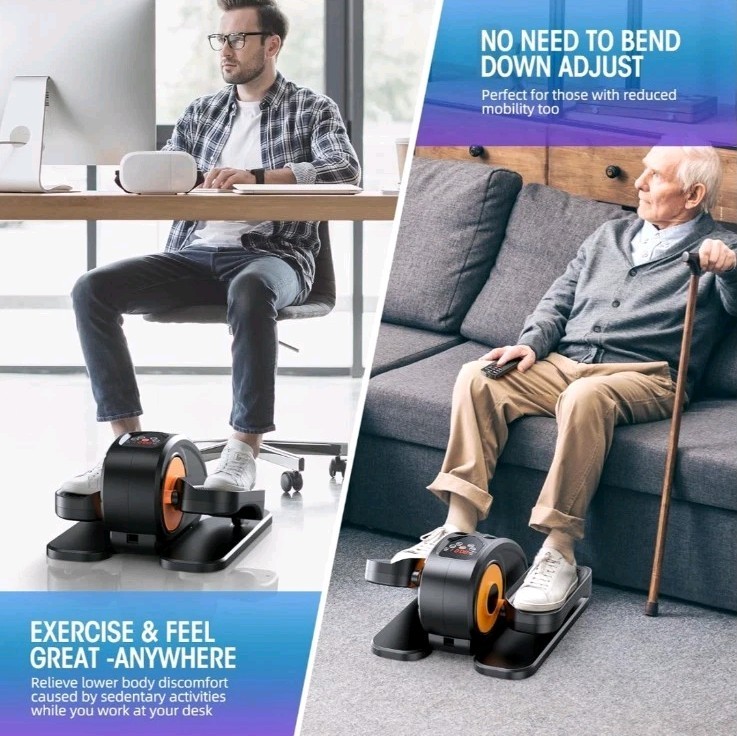 Under Desk Elliptical Machine, Fully Assembled