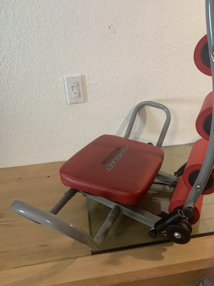 Original Red Ab Rocket Twister Abdominal Crunch Machine Core Trainer