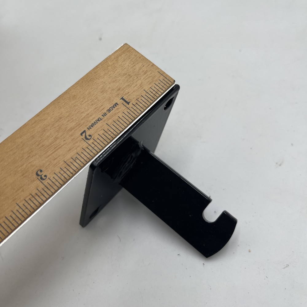 Gridwall Wall Mount Bracket Grid Panel Mounting Brackets Black 20 CT