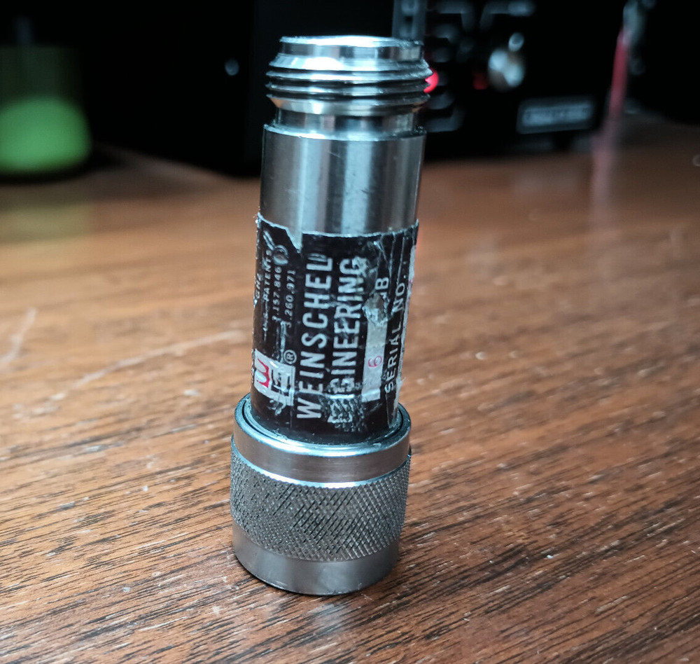 Weinschel Engineering Attenuator 6 db. N Connectors.