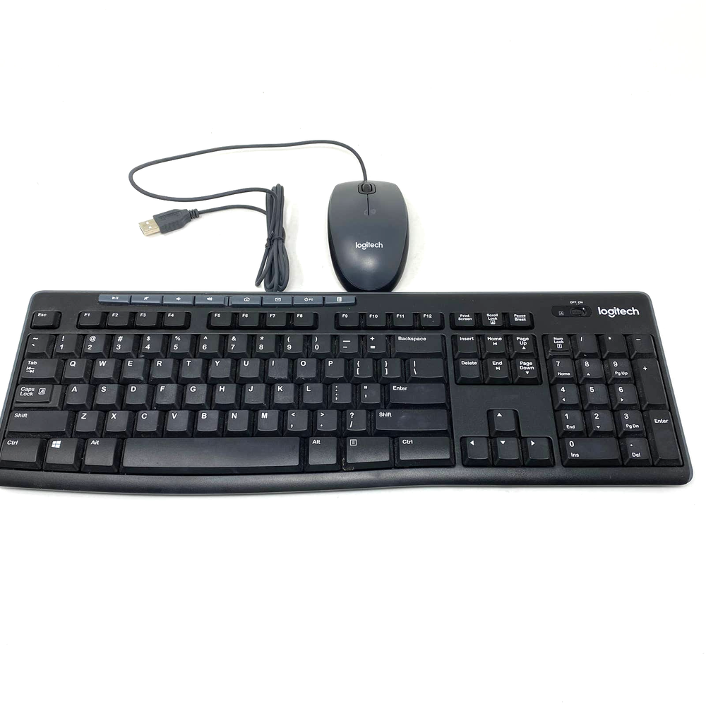 Logitech Wireless Keyboard K270 & Wired Mouse M100