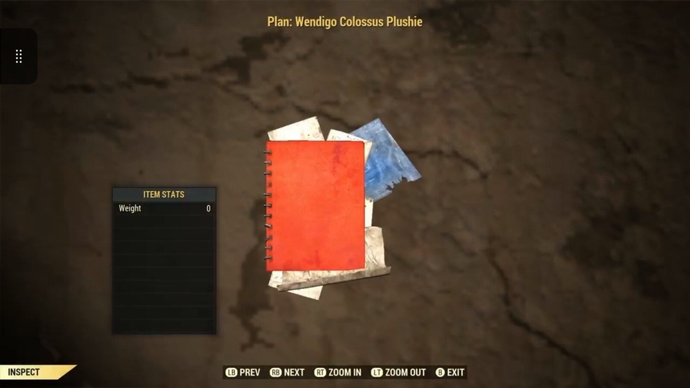 (Xbox) Wendigo Colossus Plushie Plan
