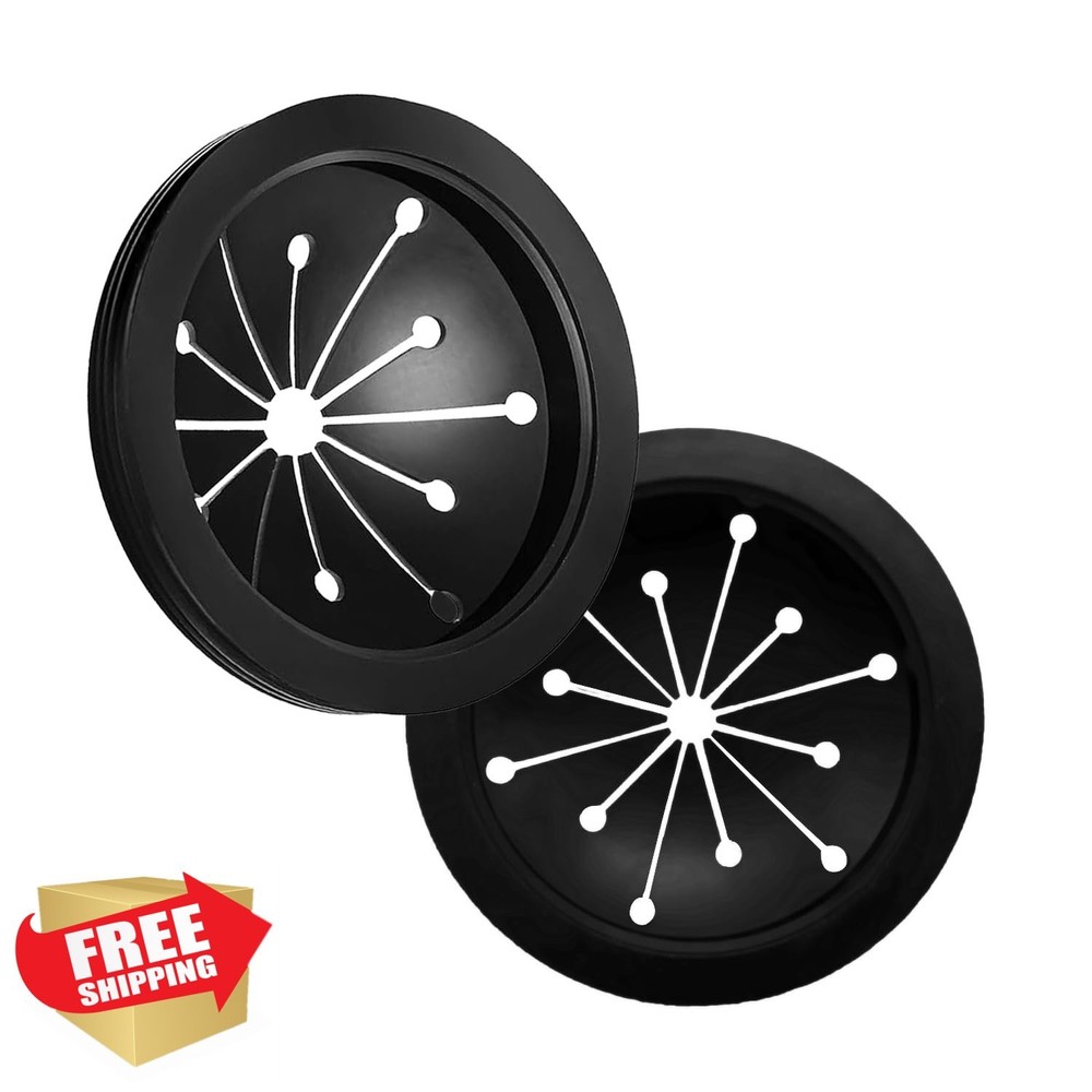 Garbage Disposal Splash Guard 2 Pcs, 3-1/8 Inch Quiet Collar Baffle