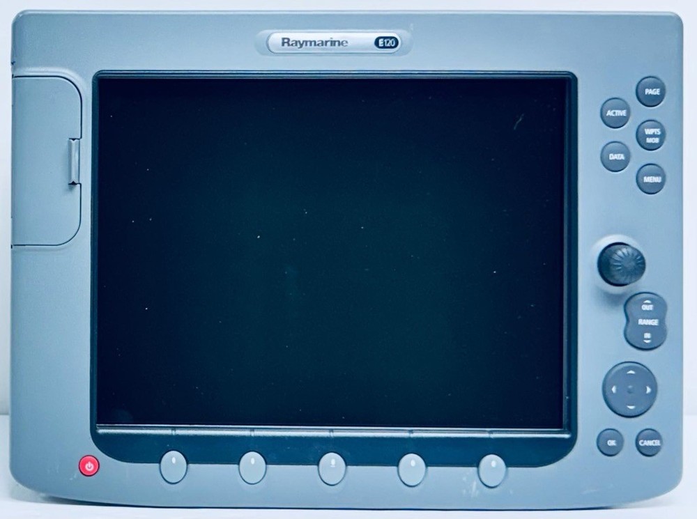 Raymarine E120 GPS Chartplotter Radar Multi-Function Display MFD