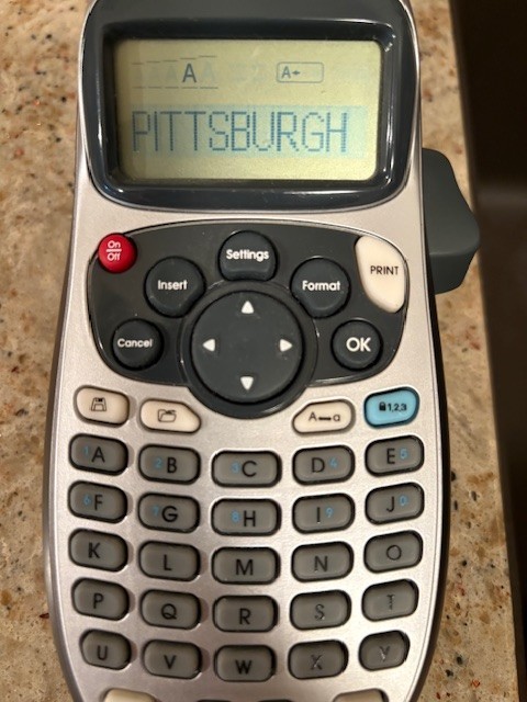 DYMO LetraTag Handheld Labeler Label Maker Machine LT-100H TESTED WORKING
