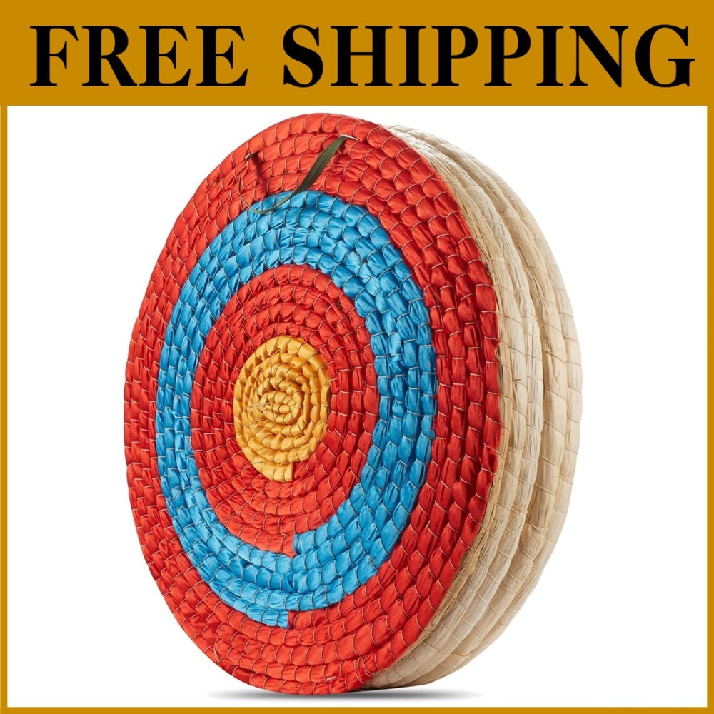 Straw Archery Target with Arrow Puller