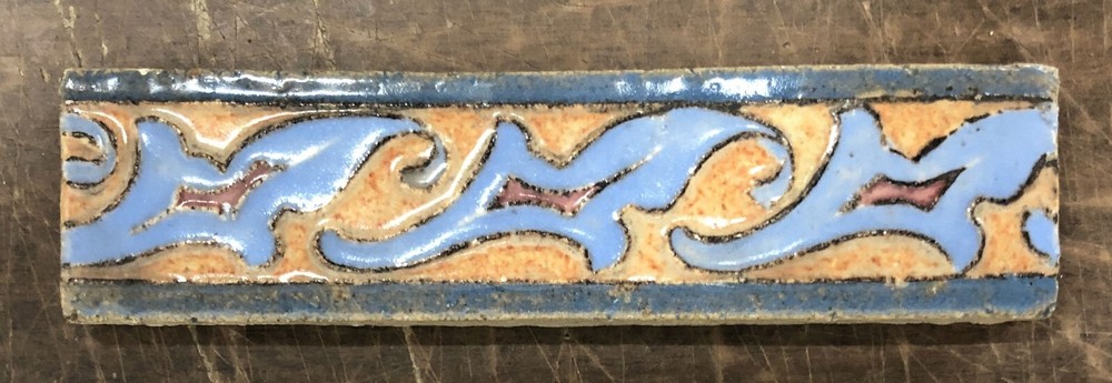 AET Vintage Leaf Border Tile #3