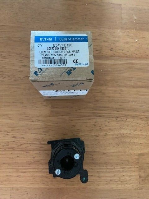 Eaton Cutler Hammer E34VFB120 Corrosion Resistant Selector Switch Operator New