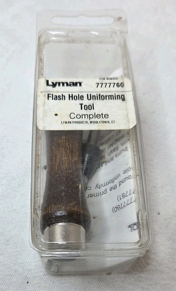 Lyman 7777760 Flash Hole Uniformer NOS