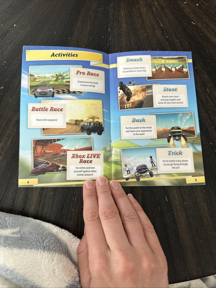 XBOX 360 Manual Only Kinect Joy Ride