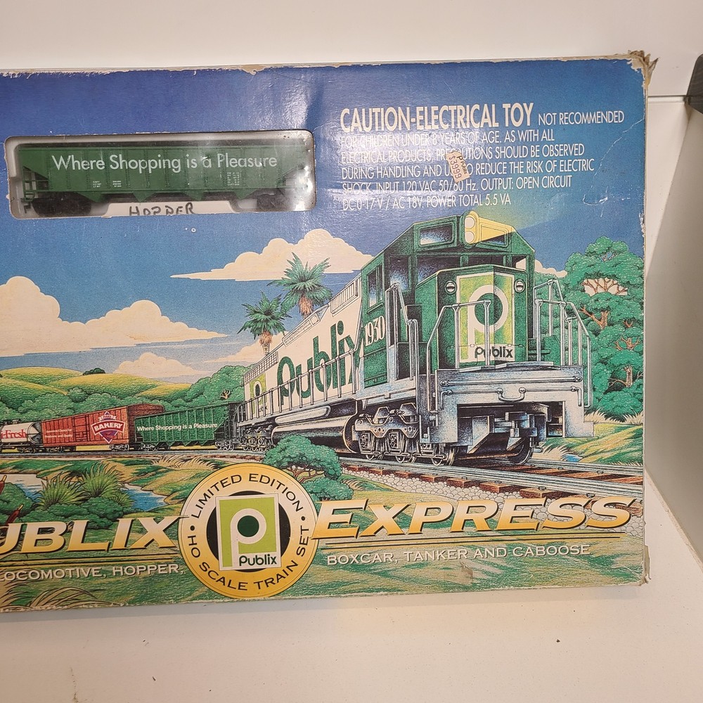 Vintage Limited Edition Publix Express HO scale Train Set