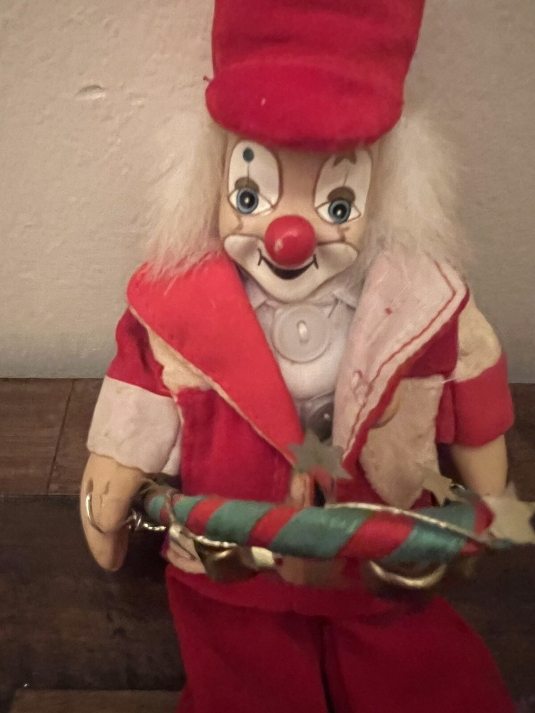 Bendable Vintage Christmas Clown