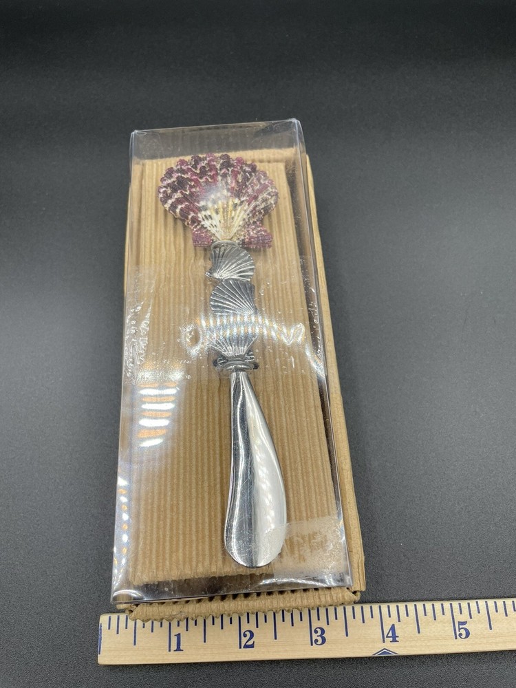Sea Shell Cheese Knife By Mudpie NIB