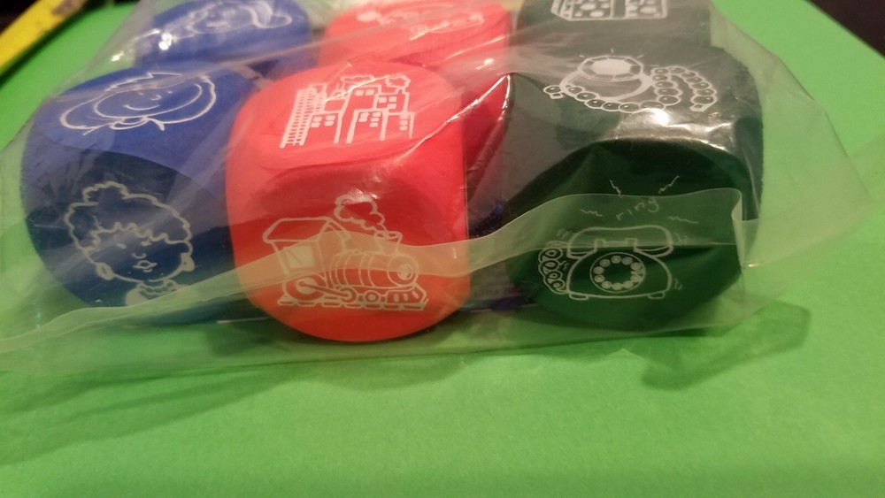 Story Starter Cubes Learning Resources Set of 6 NEW