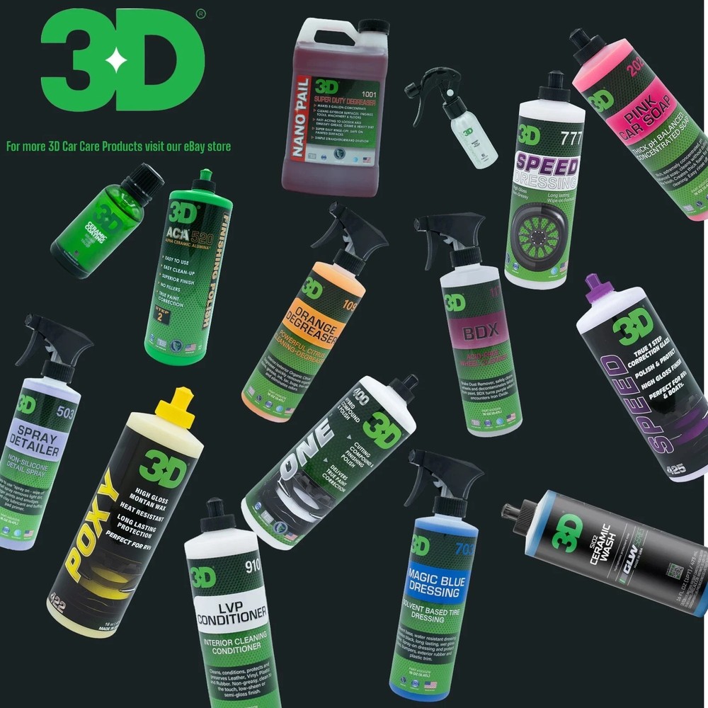 3D ACA 510 32oz Pro Grade Rubbing Compound Ships Today