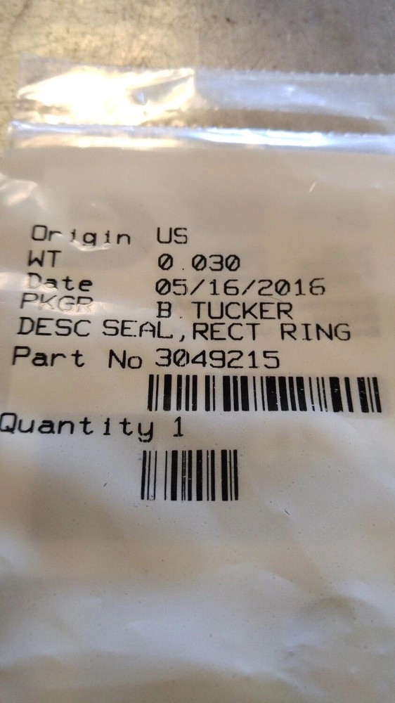 CUMMINS SEAL,RECTANGULAR RING 3049215