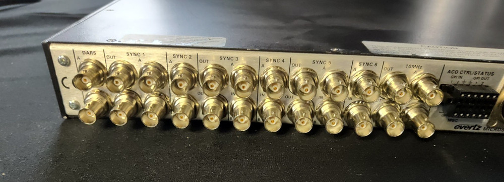 EVERTZ 5600ACO AUTOMATIC CHANGEOVER SYSTEM - (POWER TESTED )