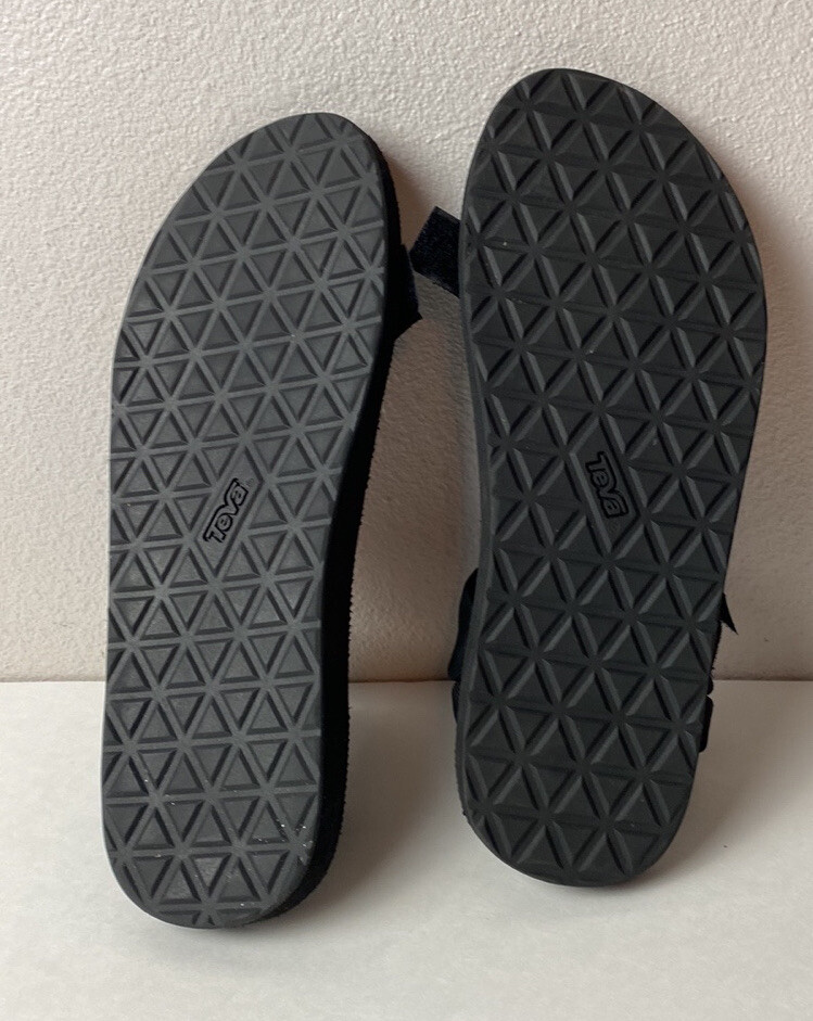 Teva mens universal sandals adjustable ankle strap black size 11