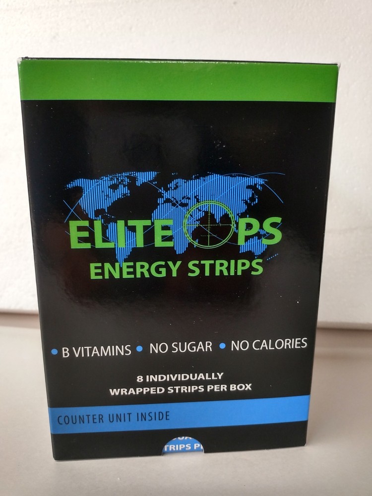 ELITE OPS ENERGY STRIPS / 48 STRIPS (Average .83 per strip)
