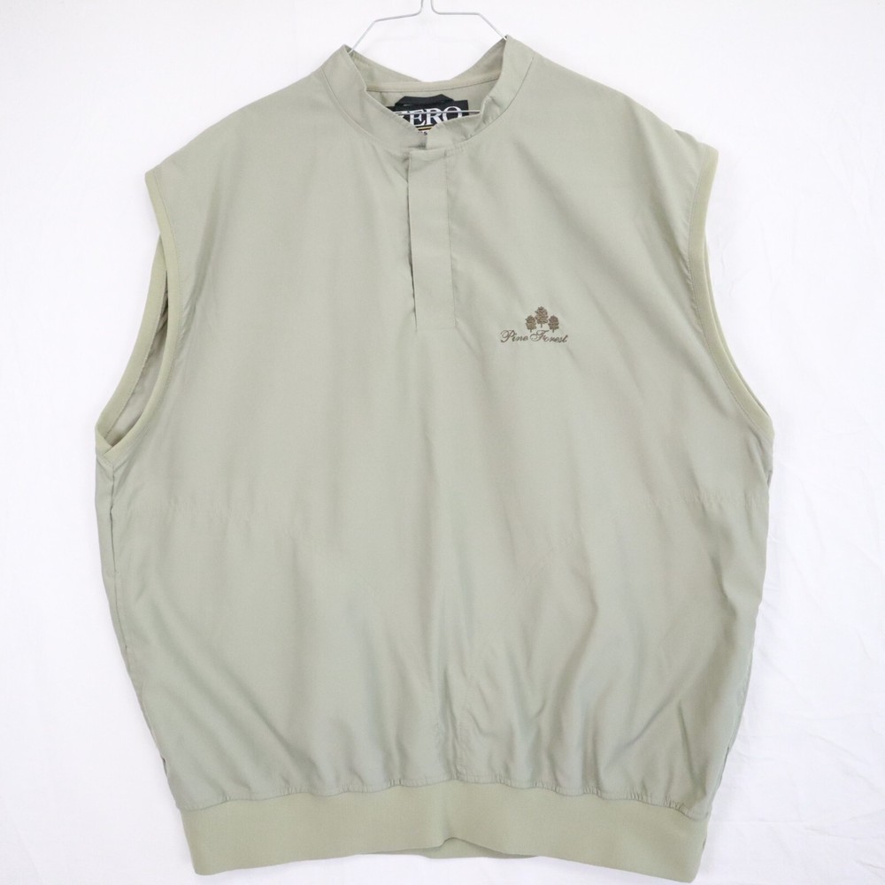 Zero Restriction Vest Mens XL Golf Outerwear Pullover Sleeveless Pine Forest