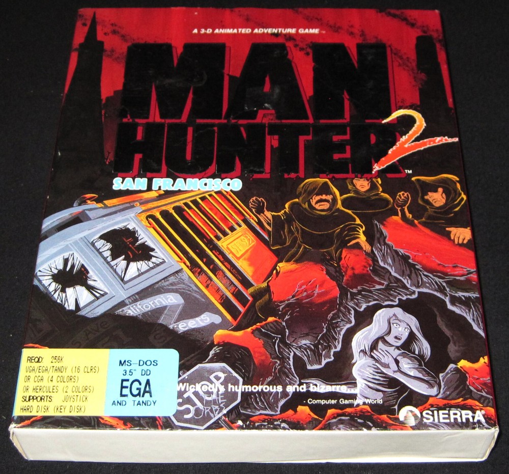 Man Hunter 2 - Big Box Only w/ Inserts (PC, MS-DOS)