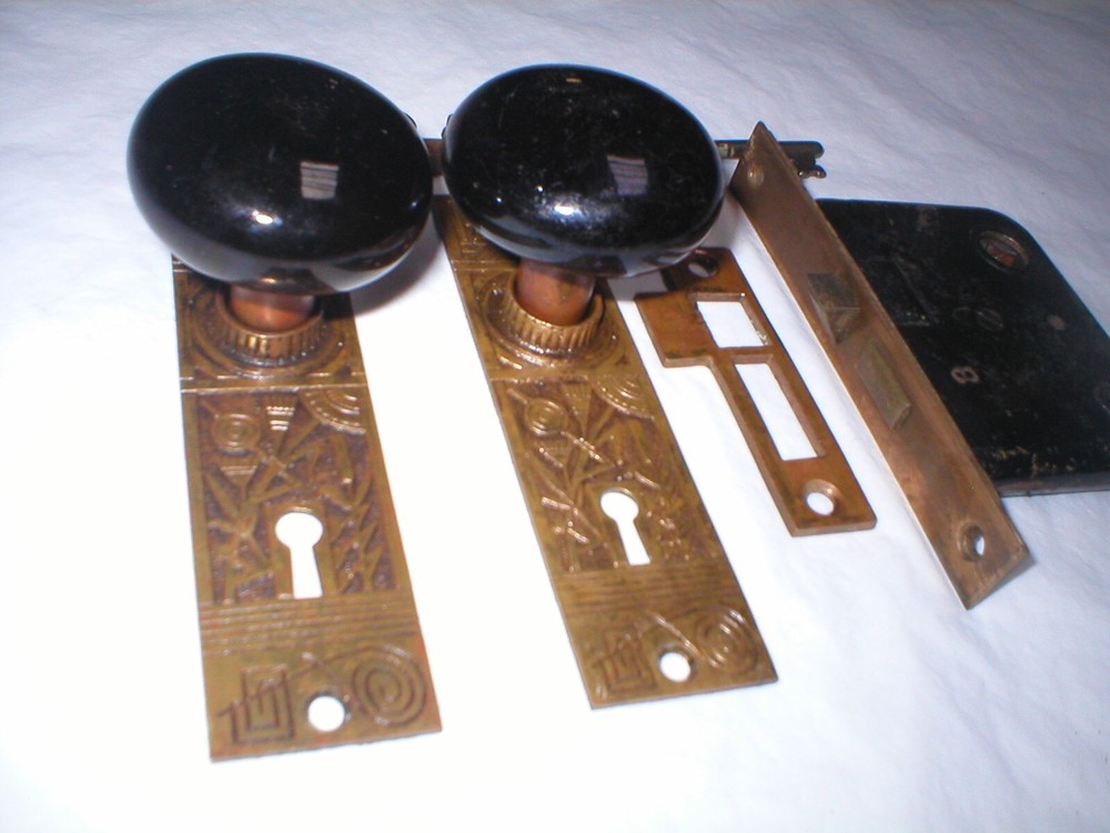 Antique Victorian Era Door Hardware