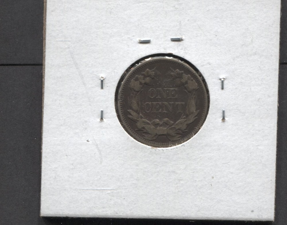 1857-Flying Eagle- VF- One Cent